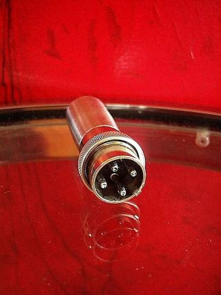 Vintage 4 Pin To Xlr Microphone Adapter Shure 545 545s Electro Voice 664 676 644