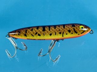 Heddon Zara Spook Swayback BRS Brown Crawdad Vintage Fishing Lure EX 6