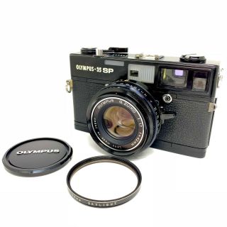 【Rare NEAR MINT】OLYMPUS 35 SP Black 35mm Rangefinder Film Camera From JAPAN 1021 12