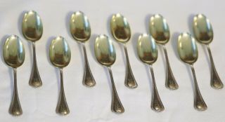 Antique Towle Sterling Silver Tea Spoons Or Fruit Spoons 