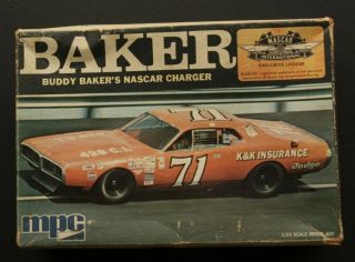 1/25 Scale Mpc Vintage Baker 71 Dodge Charge Plastic Kit