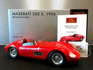 1:18 Cmc 1956 Maserati 300s Red Rare M - 105