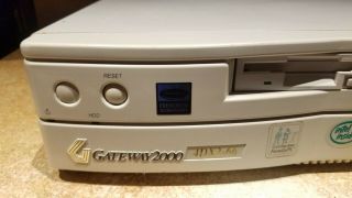 VTG 1994 Gateway 2000 4DX2 - 66 Mini Desktop Computer 80486DX2 - 66 CPU PHOTOS 2
