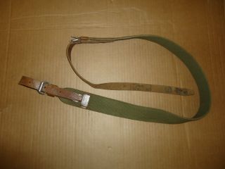 Ussr Authentic Ppsh - 41 Pps43 Sling Belt 2 - Point Shpagin Gun Carrying Otk Stamped