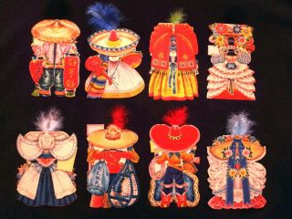 Set of 16 Hallmark Paper Dolls - Numbers 17 - 32 Complete - ca.  1948 4