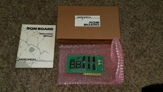Vintage 1981 Apple Ii Plus Iie Ii,  Andromeda Rom Board Romboard,  Box Guaranteed
