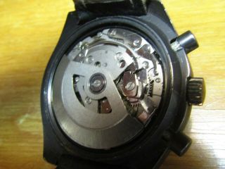 Vintage La Cloche Black PVD Valjoux 7750 Chronograph 5