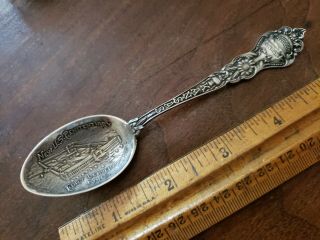 Paye & Baker Sterling Silver Souvenir Spoon - Us Penitentiary Ft.  Leavenworth