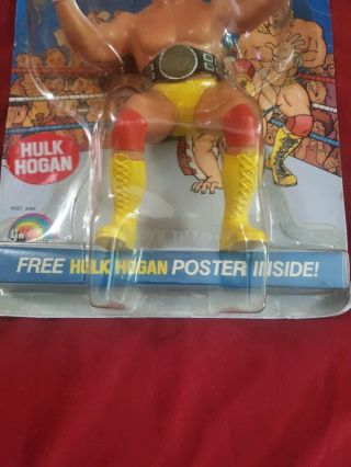 Rare Vintage 1984 LJN WWF Wrestling Superstars Hulk Hogan Action Figure. 3