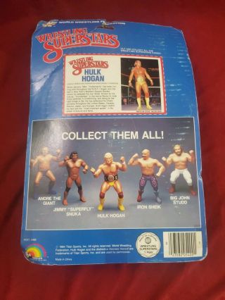 Rare Vintage 1984 LJN WWF Wrestling Superstars Hulk Hogan Action Figure. 4