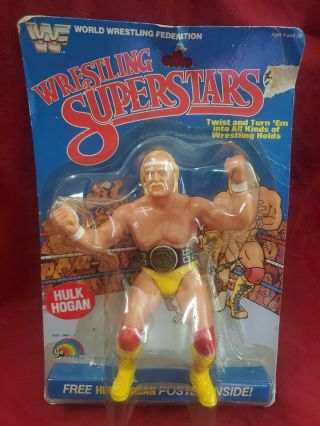 Rare Vintage 1984 LJN WWF Wrestling Superstars Hulk Hogan Action Figure. 6