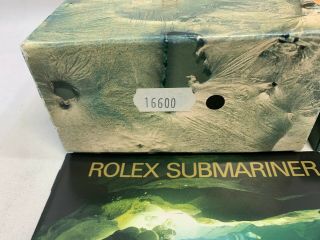 VINTAGE ROLEX SEA - DWELLER 16600 watch box case 68.  00.  06 0717004 2