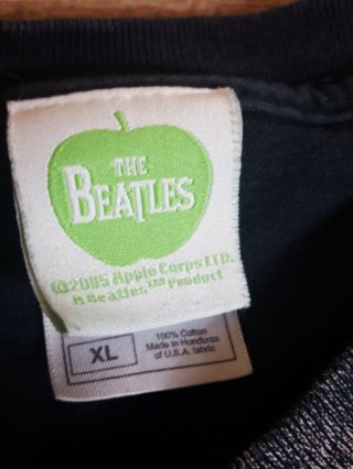 Vintage The Beatles All Over Print Shirt 2005 Size XL Apple Corps Field Rare 3
