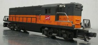 Lionel 2338 Milwaukee Road Powered Gp - 7 Diesel Locomotive - Solid Stripe Rare