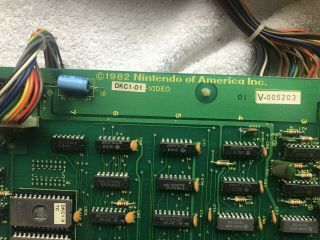 Vintage,  Donkey Kong 3,  Nintendo,  Arcade,  PCB Board with Mounting Cage 6
