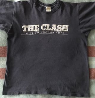 Authentic Vintage 1979 The Clash Give ‘em Enough Rope Tour T - Shirt