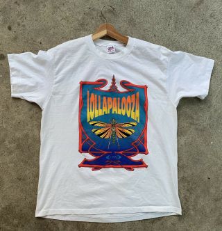 Vtg 1992 Lollapalooza Concert Tour Shirt Soundgarden Ice Cube Pearl Jam Rhcp
