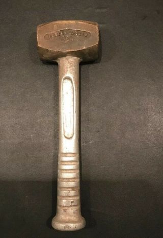 Vintage Proto 1431 Indianapolis 500 Brass Head Aluminum Handle Knockoff Hammer