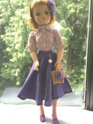3 DAYS ONLY Vintage Madame Alexander Cissy Doll ❤ Tagged Purple Outfit, 2