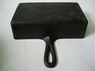 Rare Old Griswold Cast Iron Loaf Pan 877 U.  S.  A. 3