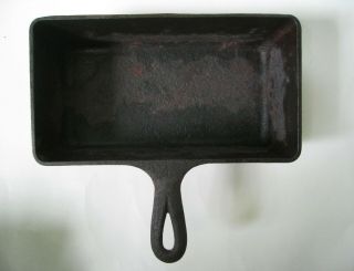 Rare Old Griswold Cast Iron Loaf Pan 877 U.  S.  A. 4