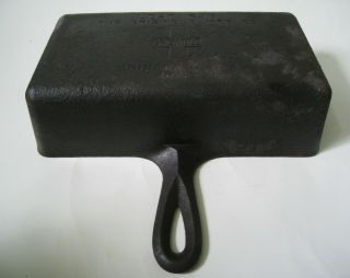 Rare Old Griswold Cast Iron Loaf Pan 877 U.  S.  A. 7