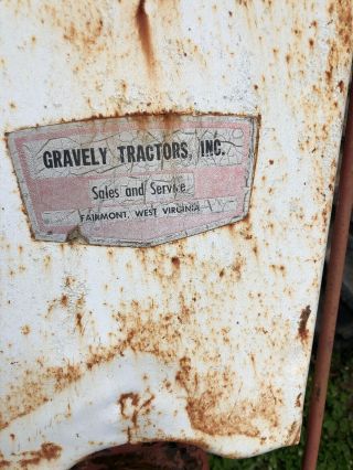 Vintage Gravely Model L Walk Behind Dual Wheel Tractor 6