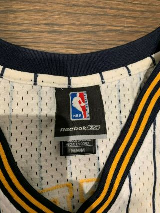 Rare Vintage Reebok NBA Indiana Pacers Ron Artest Jersey Size M 3