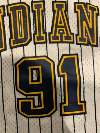 Rare Vintage Reebok NBA Indiana Pacers Ron Artest Jersey Size M 4