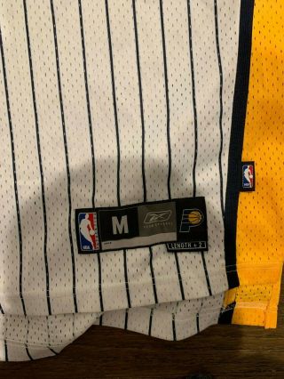 Rare Vintage Reebok NBA Indiana Pacers Ron Artest Jersey Size M 8