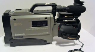 Vintage Panasonic AG - 456 Pro Line VHS Video Recorder Camera 12x Zoom Lens 3