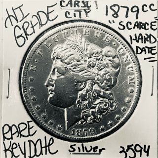 1879 Cc Morgan Silver Dollar Hi Grade U.  S.  Rare Key Coin 3594
