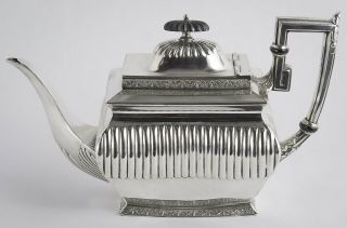 Silver Plated Victorian 3 Piece Tea Service D&A Teapot,  Cream Jug,  Sugar Bowl 2