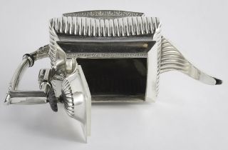 Silver Plated Victorian 3 Piece Tea Service D&A Teapot,  Cream Jug,  Sugar Bowl 4