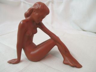 Vintage Germany Art Pottery Figurine Nude Woman 2360 J