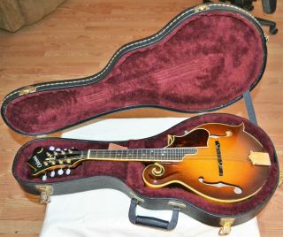 Vintage F Style Japan Gibson Lawsuit Mandolin Odessa M40 F5 With Gibson Case