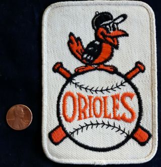 Orioles Baltimore Vintage Hartzell Bird 1950s Patch Hat Jersey Baseball 1960s