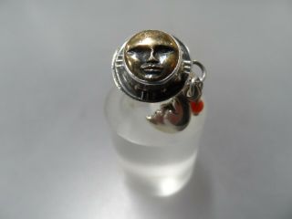 Gorgeous Vintage Sterling Silver & Bronze Tabra Ring - Size 5 - Very Special