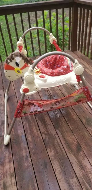 FISHER Price DELUXE GALLOPING Fun JUMPEROO EXTREMELY Hard To FIND Vtg Rare Horse 2