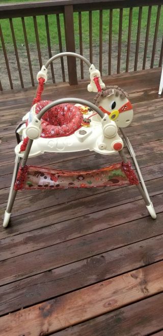 FISHER Price DELUXE GALLOPING Fun JUMPEROO EXTREMELY Hard To FIND Vtg Rare Horse 3