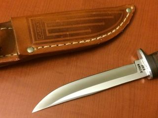 Vintage CASE XX - 3 FINN - SSP Hunting Knife w/ Sheath - 4