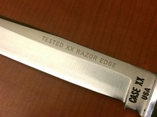 Vintage CASE XX - 3 FINN - SSP Hunting Knife w/ Sheath - 7