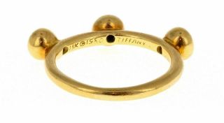 Vintage Tiffany & Co 18K Yellow Gold Diamond Ruby Ring 3