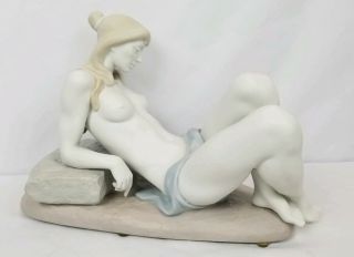 Rare Signed Nude Lladro Large