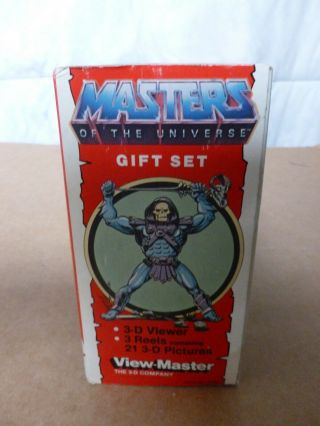 COOL VINTAGE 1983 MASTERS OF THE UNIVERSE VIEW MASTER GIFT BOX SET HE - MAN 5