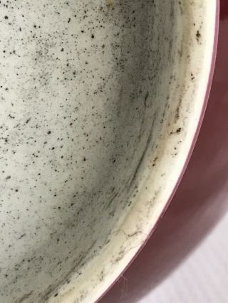 Vintage Chinese? Deep Red Vase Ceramic Not Stamped on bottom. 6