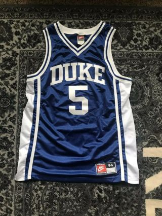 Vintage Nike Duke Jersey Tupac Classic Rj Barrett Jeff Capel Knicks Size Large