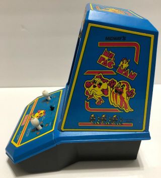 Coleco Ms Pacman Mini Tabletop Game Vintage 1981 Midway Retro 4