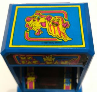 Coleco Ms Pacman Mini Tabletop Game Vintage 1981 Midway Retro 6
