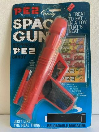 Vintage Pez Space Gun Red & Black